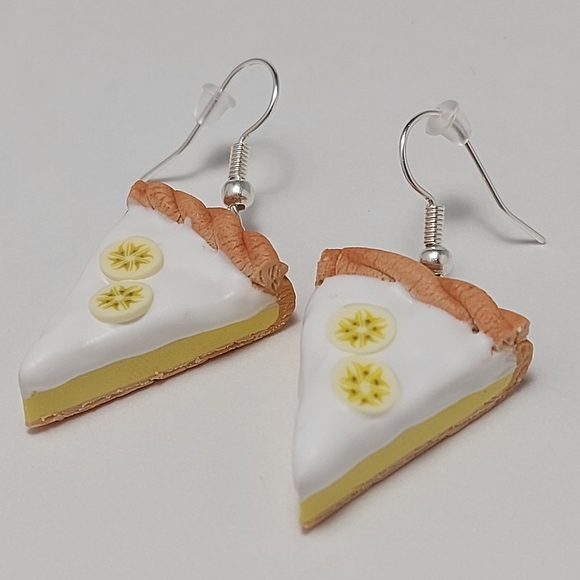 Banana Cream Pie Earrings - Picture 3 of 6